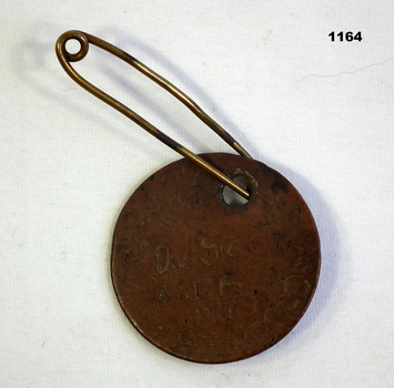 Single fibre identity disc WW1