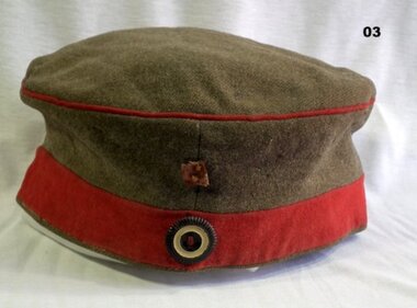 German brimless hat with red band WW1