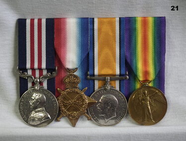Medal set including Military medal WW1