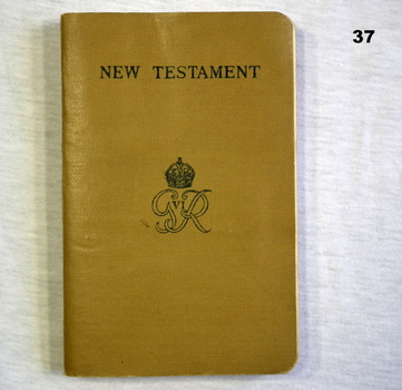 New Testament used by a 2nd AIF soldier