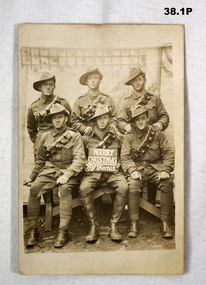Photo, group of six AIF soldiers WW1