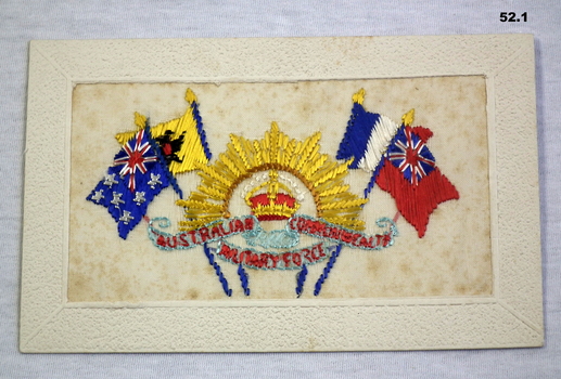 Six silk postcards from WW1