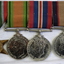 Plated mounted medal set RAAF WW2