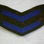 Service chevrons and colour patches WW2