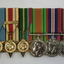 Set of court mounted medals 2nd AIF.