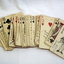 Set of playing cards signed by soldiers