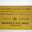 Military pay book AIF issued WW2