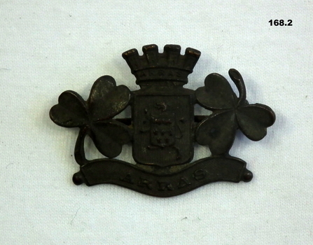 Badge, coat of arms Arras France WW1