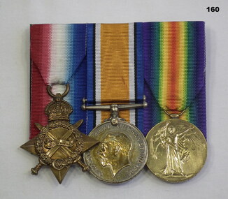 Court mounted medal set AIF WW1