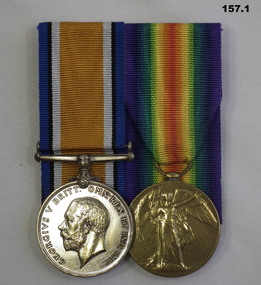 Court mounted medal sets AIF WW1