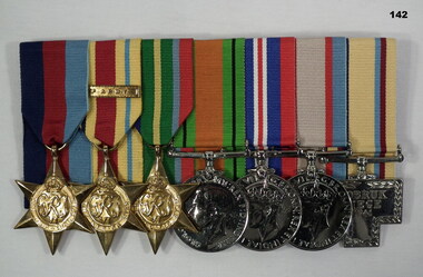 Set of campaign and service medals WW2