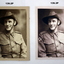 Two portraits of a Australian Soldier 