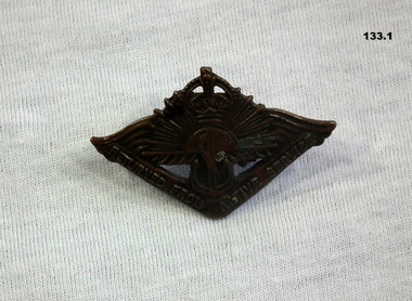 Shoulder and returned from Active service badges