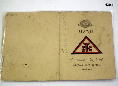 Souvenir - MENUS & RACE RULES, 1) & .3) 1941  .2) 1943
