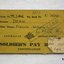 Yellow covered service pay book