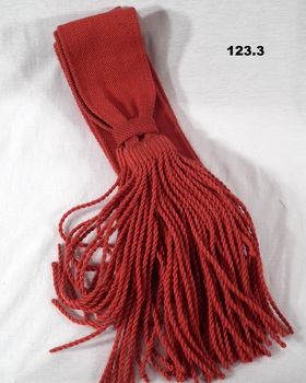 Red sash, part of Mess Dress RAR