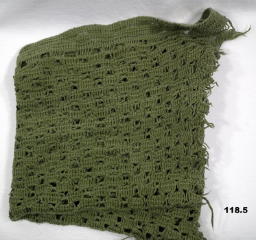 Section of green sweat rag late 1950’s