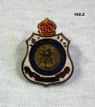 RSL membership badge dated 1980