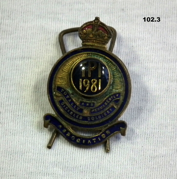 TPI Association badge dated 1981