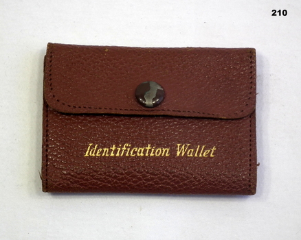 Wallet with personal effects RAAF WW2