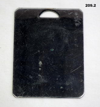 Polished metal shaving mirror WW2