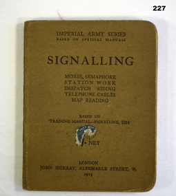 British signalling series book 1915
