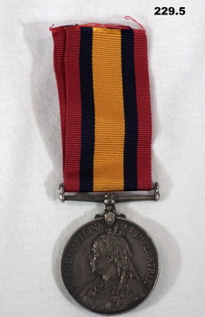 British Queens South African medal 1898 - 1902