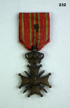 Belgium Croix de Guerre medal 1914 - 18