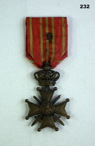 Belgium Croix de Guerre medal 1914 - 18