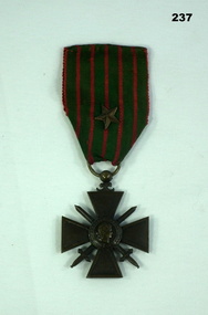 French 1914 -15 Croix de Guerre with star.