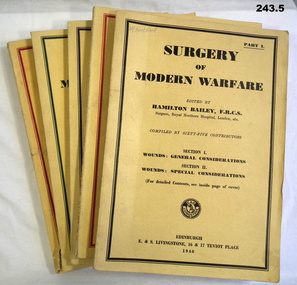 Five manuals re Medical Surgery