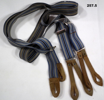 Braces for pants, WWII era
