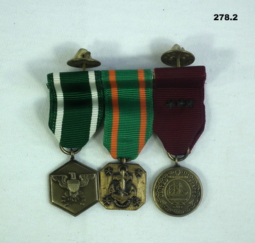 Set of three USA miniature medals