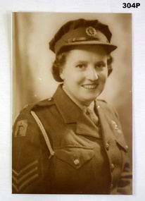 Portrait of a British service women