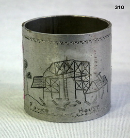 Engraved napkin rings from Labuan