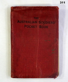 Red covered Australian Soldiers pocket book