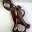 Red Sam Brown style belt for sword and scabbard.