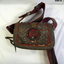 Red ceremonial belt for sword and scabbard
