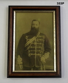 Officer in ceremonial uniform 1880’s Victoria