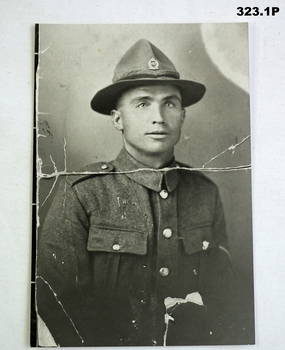 Photo of a NZ soldier WW1