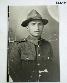 Photo of a NZ soldier WW1