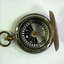 Compass enclosed with brass lid