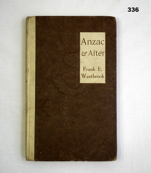 Book, ANZAC and After 50 pages