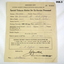 Tobacco ration card for ex service members
