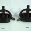 Blackened uniform shoulder rank badges