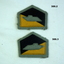 Two Australian Armoured Corp felt badges