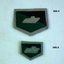 two Australian Armoured Corp badges