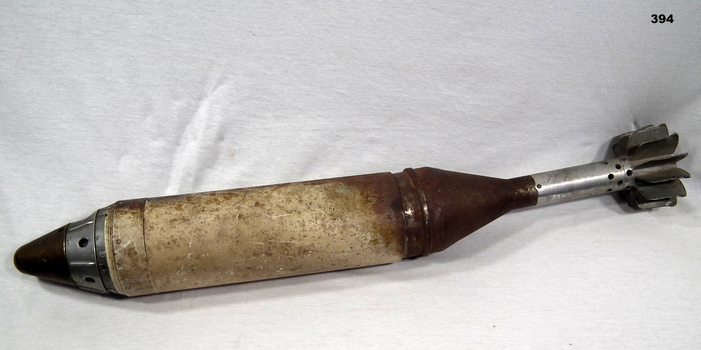 Mortar flare projectile complete practice