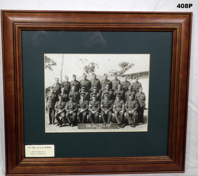 Photo re 7th Div Signals HQ 1940