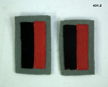 Colour patches 57/60th Battalian WW2.